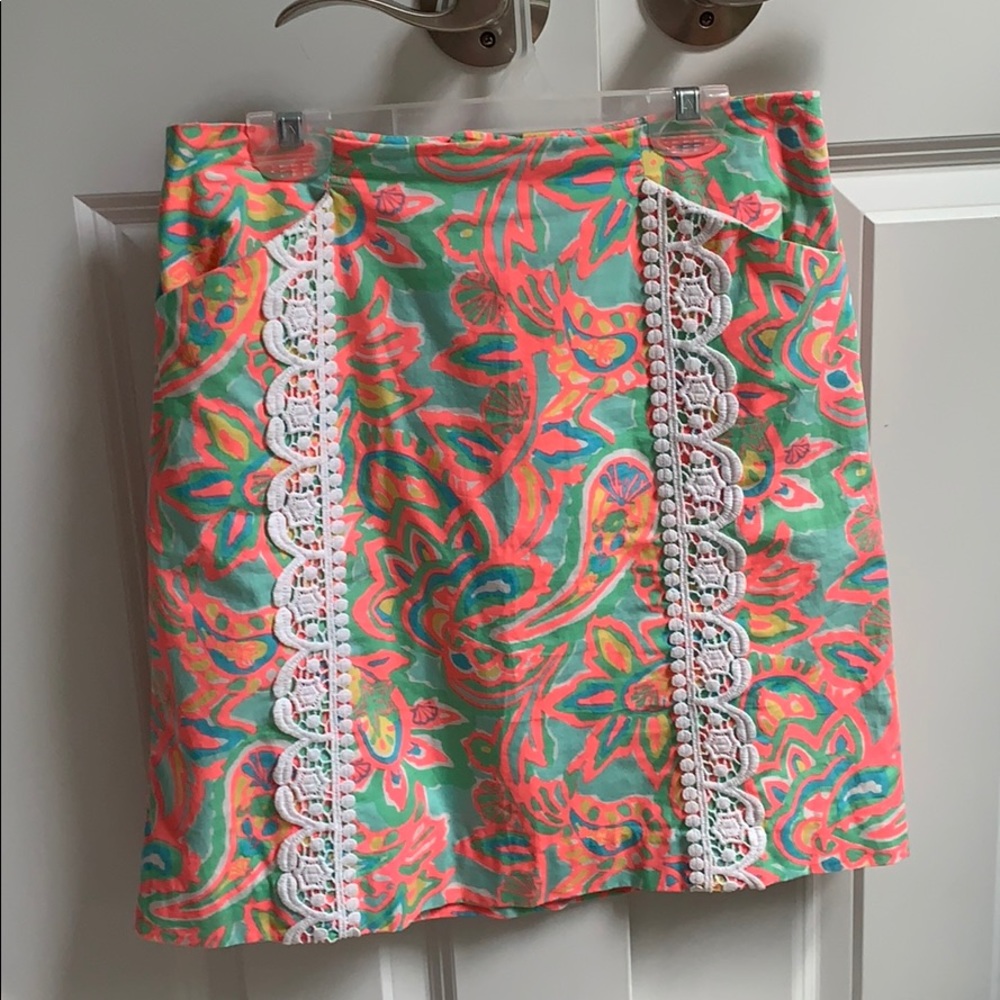 Lilly Pulitzer High Waisted Skirt